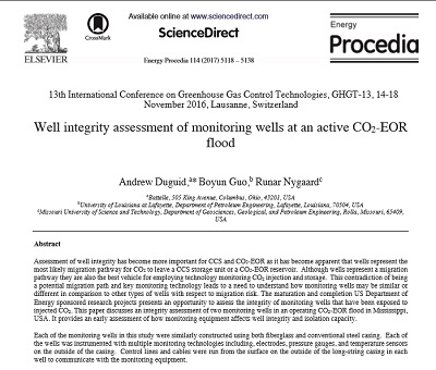 Well Integrity Assessment of Monitoring Wells at an Active CO2-EOR Flood