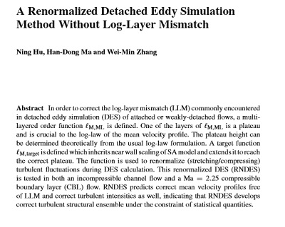 A renormalized detached eddy simulation methodwithout log-layer mismatch