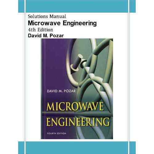 دانلود حل تمرین کتاب مهندسی مایکروویو Microwave Engineering