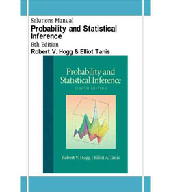 دانلود حل المسائل احتمال و استنتاج آماری رابرت هاگ Hogg