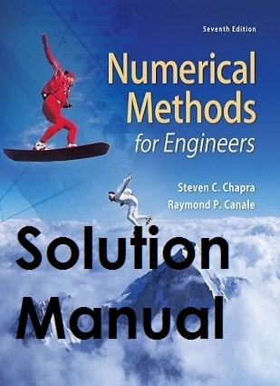 دانلود حل المسائل کتاب روش های عددی استیون چاپرا ویرایش هفتم Steven Chapra