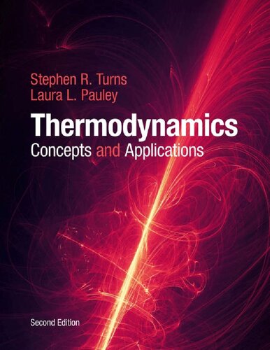 دانلود کتاب ترمودینامیک مفاهیم و کاربردها استفان ترنز و لارا پائولی Stephen Turns