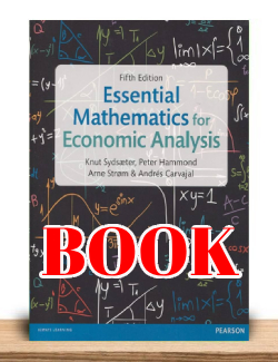 کتاب ریاضیات ضروری برای تحلیل اقتصادی کنات سیدسایتر ویرایش پنجم Knut Sydsaeter