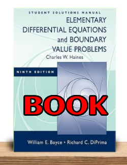 کتاب معادلات دیفرانسیل و مسائل مقدار مرزی دیپریما و بویس ویرایش نهم William Boyce