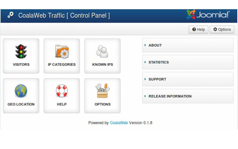 CoalaWeb Traffic Pro v1.1.0 - کامپوننت فارسی آمار سایت