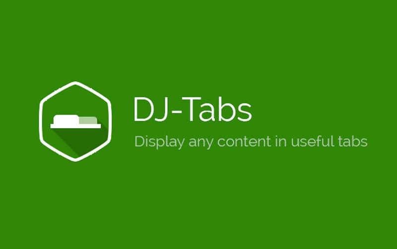 DJ-Tabs 1.3.3.1 - کامپوننت  نمایش مطالب و ماژول های سایت در قالب تب و آکاردئون
