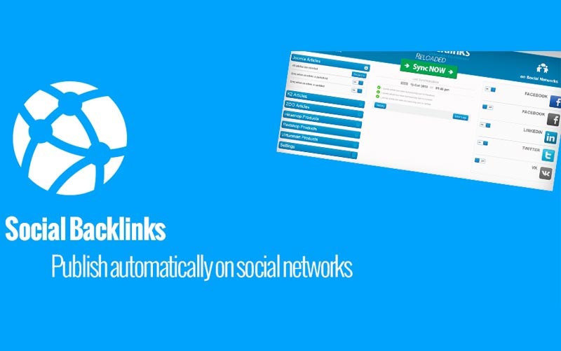 Social Backlinks V2.2.2 - دانلود کامپوننت اشتراک گذاری مطالب در شبکه های اجتماعی
