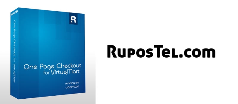 RuposTel One Page Checkout for VirtueMart V2.0.302 - کامپوننت پرداخت تک صفحه ای ویرچومارت