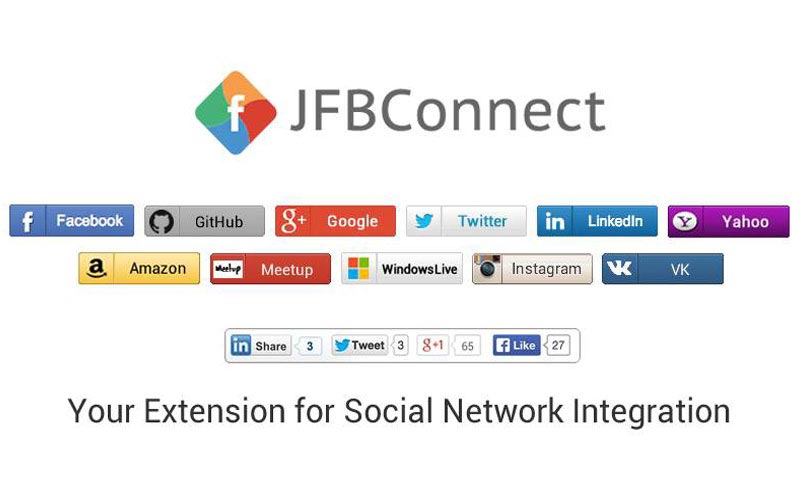 JFBConnect 7.2.0 - کامپوننت اشتراک گذاری و ارسال مطالب جوملا به شبکه های اجتماعی