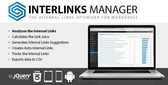 افزونه Interlinks Manager مدیریت و بهینه سازی لینک‌های داخلی  سایت های وردپرسی