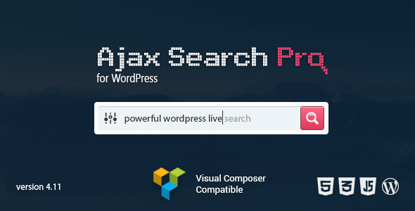 افزونه جستجوگر ایجکس Ajax Search Pro وردپرس
