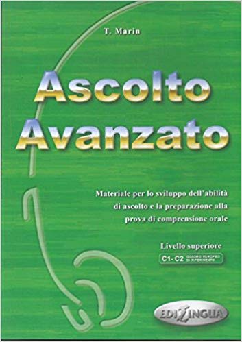 کتاب آموزش ایتالیایی Ascolto Avanzato C1-C2 به همراه فایل های صوتی