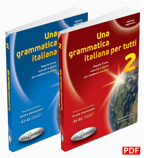 کتاب های گرامر زبان ایتالیایی una grammatica italiana per tutti