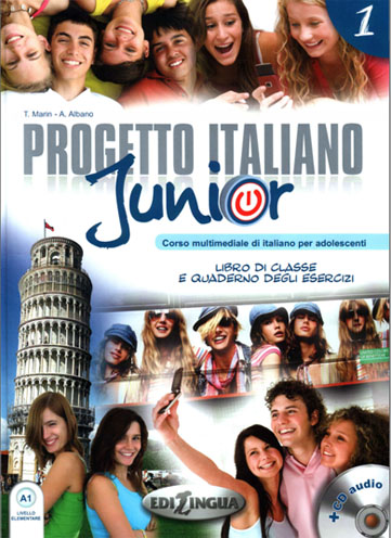 کتاب آموزش ایتالیایی Progetto italiano Junior A1