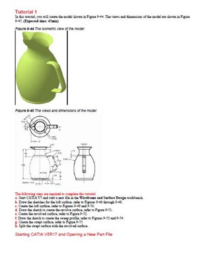 راهنمای ترسیم فایل سه بعدی پارچ آب در محیط Catia