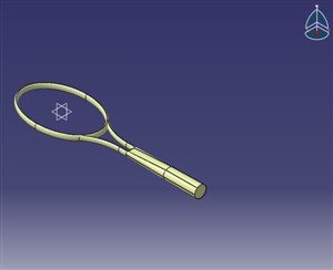 فایل سه بعدی Catpart راکت تنیس