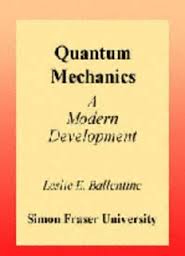 كتاب : Quantum mechanics - a modern development ( مكانيك كوانتومي پيشرفته بالنتاين)
