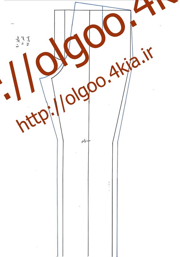 الگو شلوار سایز 40