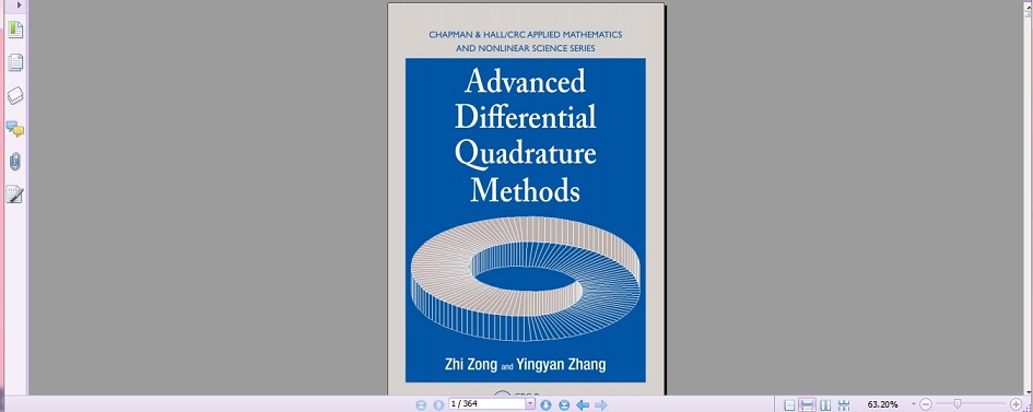 دانلود کتاب  Advanced Differential Quadrature Methods   تالیف Zhi Zong, Yingyan Zhang