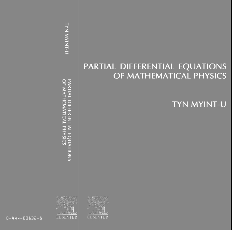 فایل معادلات دیفرانسیل مشتقات جزئی -منبع بسیاری از سوالات آزمونهای دانشگاه و تستهاTYN MYINT-U