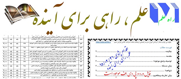 اقدام پژوهی با موضوع چگونه توانستم میزان پرخاشگری دانش آموزان را در کلاس کاهش دهم؟