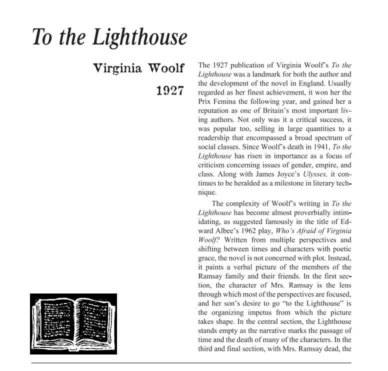 نقد رمان به سوی فانوس دریایی اثر ویرجینیا وولف To the Lighthouse by Virginia Woolf