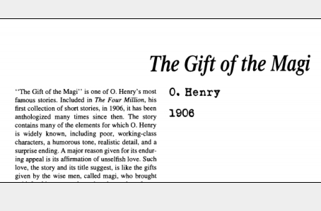 نقد داستان کوتاه The Gift of the Magi by O. Henry