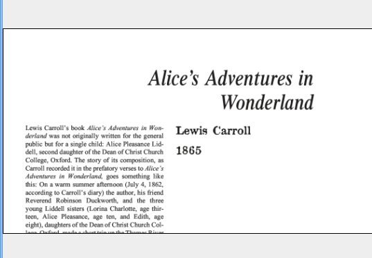 نقد رمان Alice\s Adventures in Wonderland by Lewis Carroll