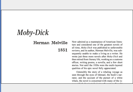 نقد رمان Moby-Dick by Herman Melville