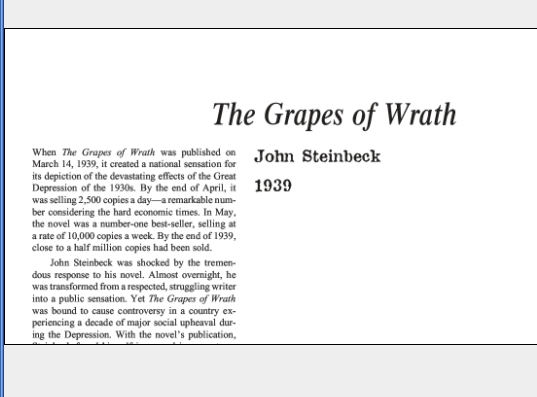 نقد رمان The Grapes of Wrath by John Steinbeck