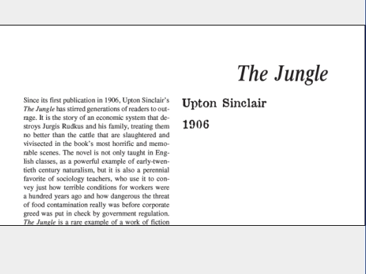نقد رمان The Jungle by Upton Sinclair