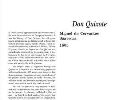 نقد رمان Don Quixote by Miguel de Cervantes