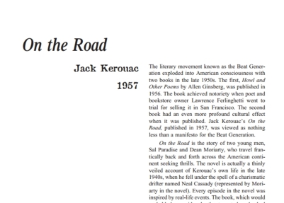 نقد رمان On the Road by Jack Kerouac