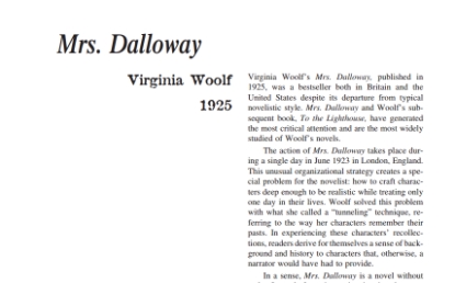 نقد رمان خانم دالوي اثر ويرجينيا ولف Mrs. Dalloway by Virginia Woolf