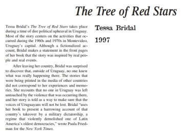 نَقدِ رُمانِ The Tree of Red Stars by Tessa Bridal