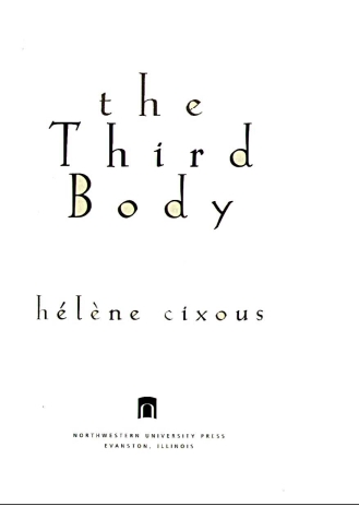 The Third Body by Helene Cixous