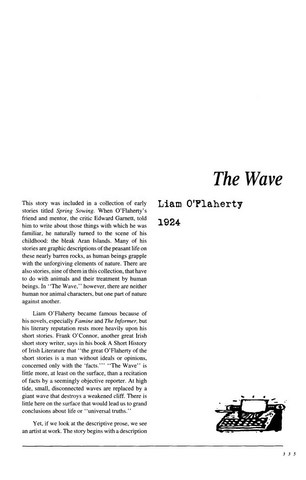 نقد داستان کوتاه   The Wave by Liam OFlaherty