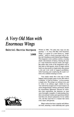 نقد داستان کوتاه   A Very Old Man with Enormous Wings by Gabriel Garcia Marquez