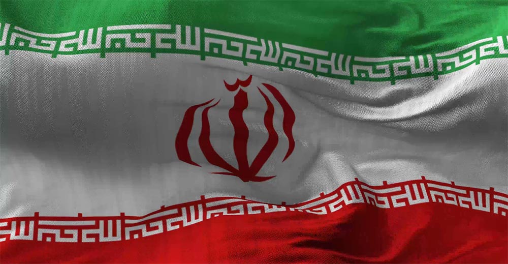 کلیپ پرچم متحرک ایران با کیفیت 4k