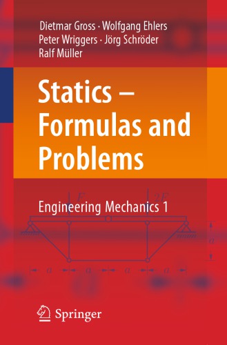 Statics - Formulas and Problems: Engineering Mechanics 1