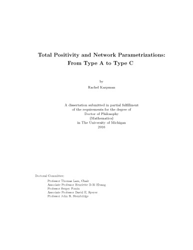 Total Positivity and Network Parametrizations: From Type A to Type C
