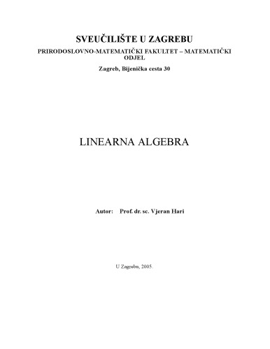Linearna Algebra