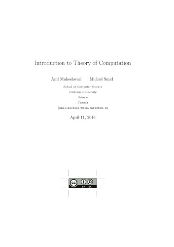 Introduction to Theory of Computation