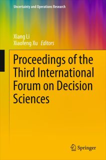 Proceedings of the Third International Forum on Decision Sciences