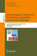 Decision Support Systems VI - Addressing Sustainability and Societal Challenges: 2nd International Conference, ICDSST 2016, Plymouth, UK, May 23–25, 2
