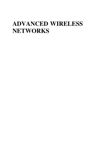 Advanced wireless networks: technology and business models
