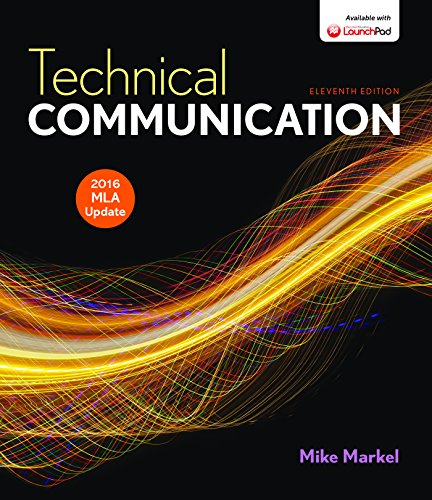 Technical Communication with 2016 MLA Update