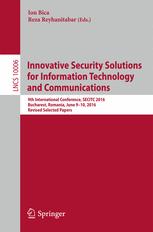 Innovative Security Solutions for Information Technology and Communications: 9th International Conference, SECITC 2016, Bucharest, Romania, June 9-10,