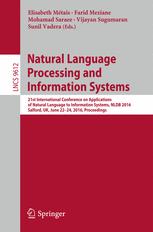 Natural Language Processing and Information Systems: 21st International Conference on Applications of Natural Language to Information Systems, NLDB 20