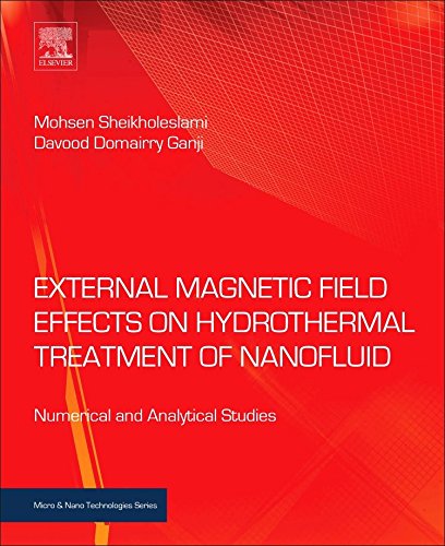 External magnetic field effects on hydrothermal treatment of nanofluid : numerical and analytical studies